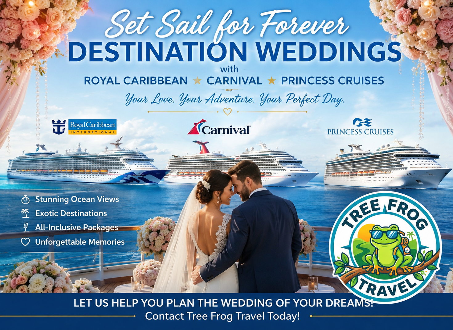 Why Use a Travel Agent for a Cruise Ship Destination Wedding? (Because Your Sanity is Not an Acceptable Wedding Favor)